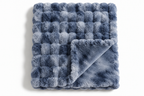 The Cloud Quilt in Dusty Blue, folded