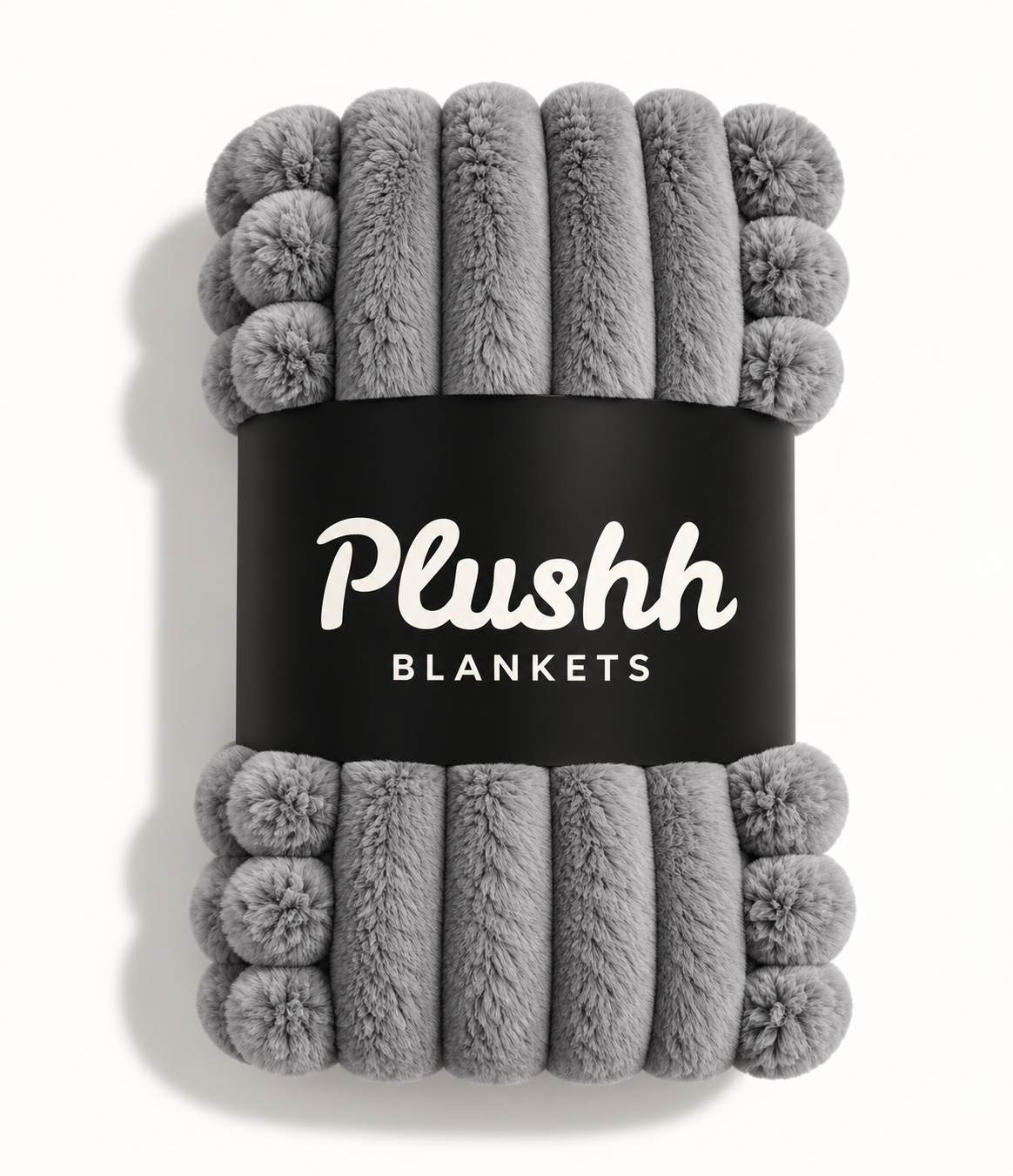 The Cloud Rib in Dove Grey, rolled