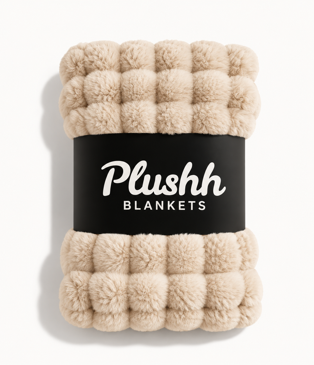 The Cloud Quilt in Cream, rolled