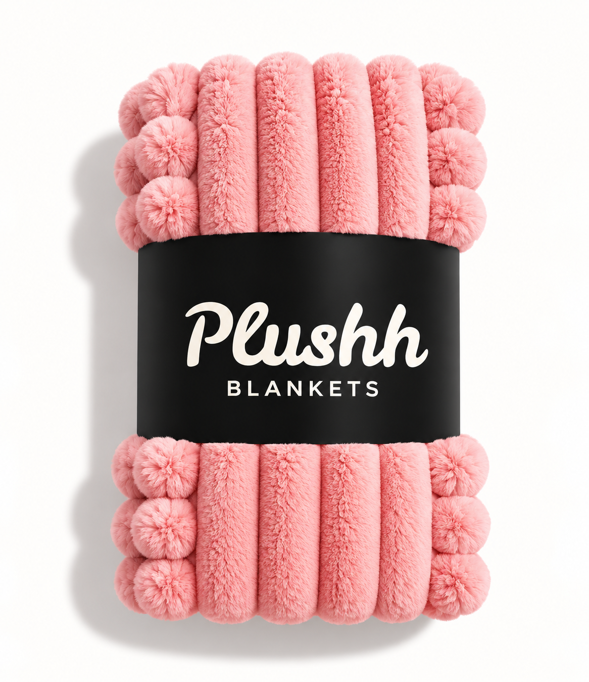 The Cloud Rib in Blush, rolled