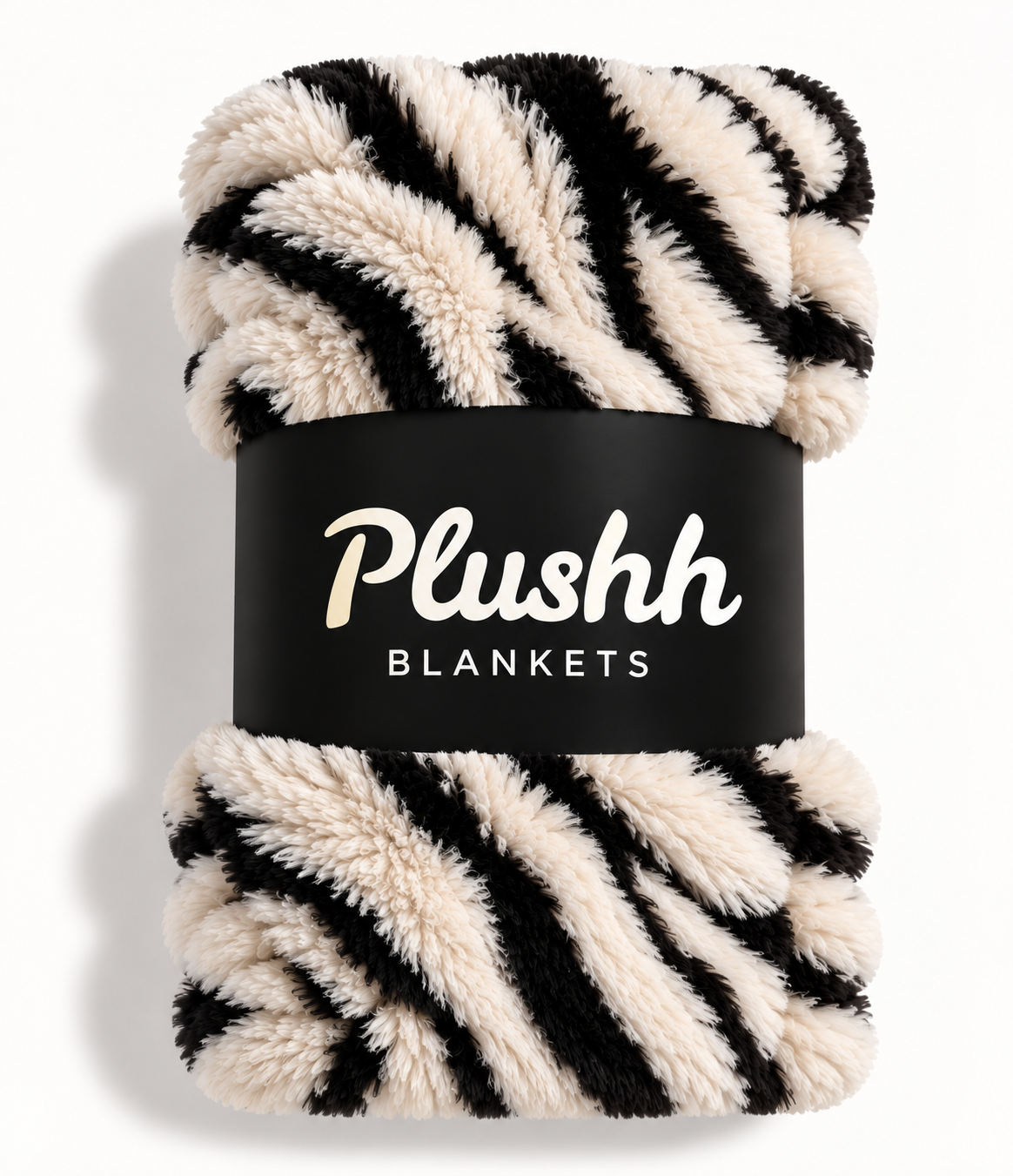 The Wild Throw in Snow Zebra, rolled