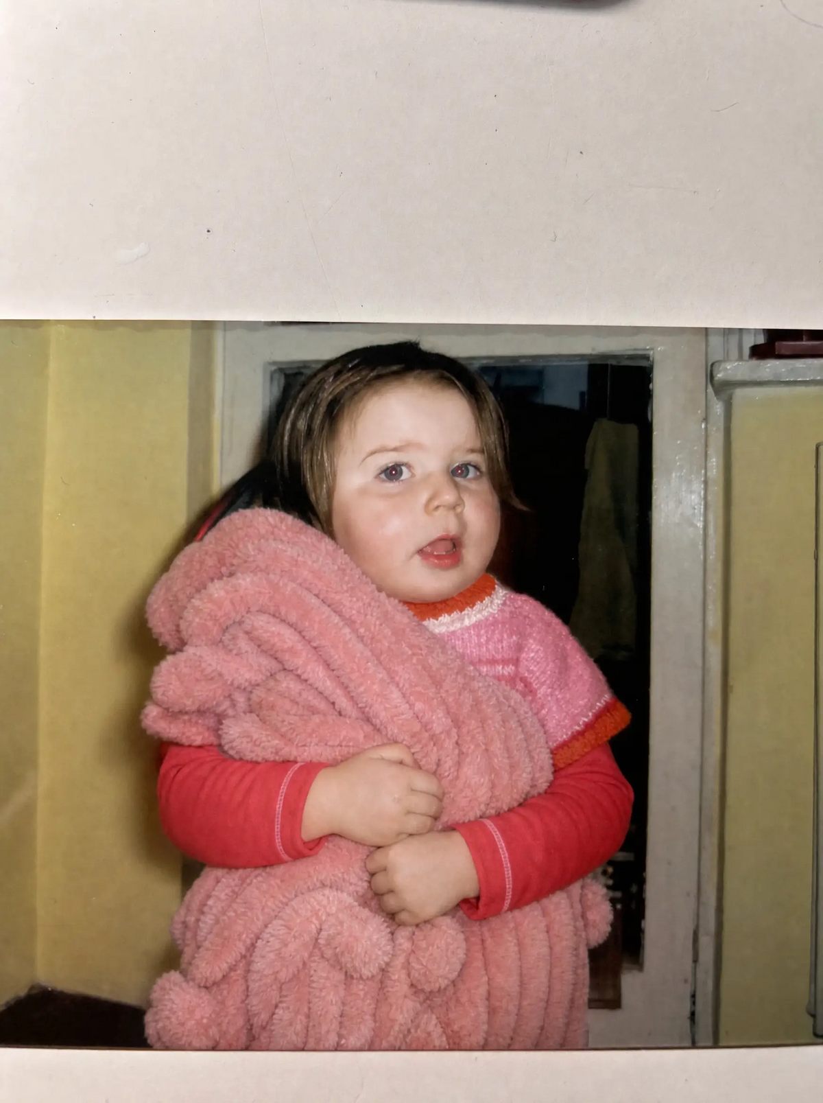Me and my first favorite blanket